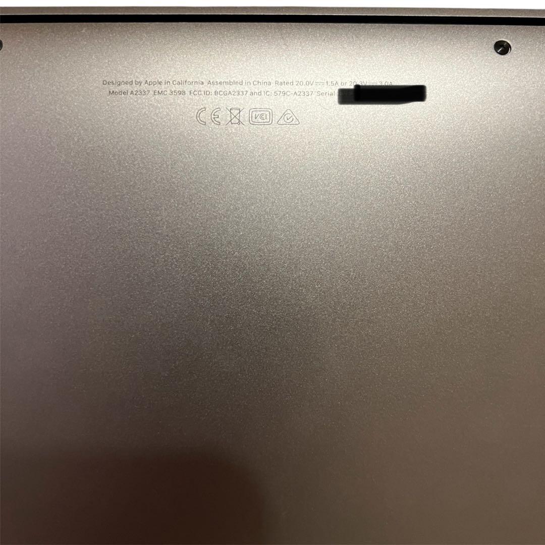 Apple MacBook air M1チップ 2020モデル スペースグレー