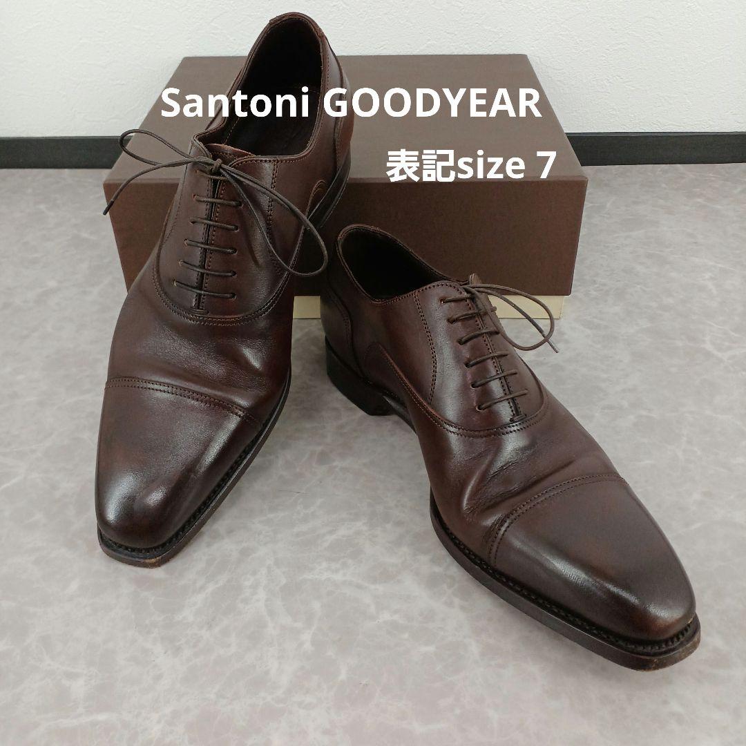 専用　送料込み☆Santoni GOODYEAR【ビジネスシューズ】ブラウン 7