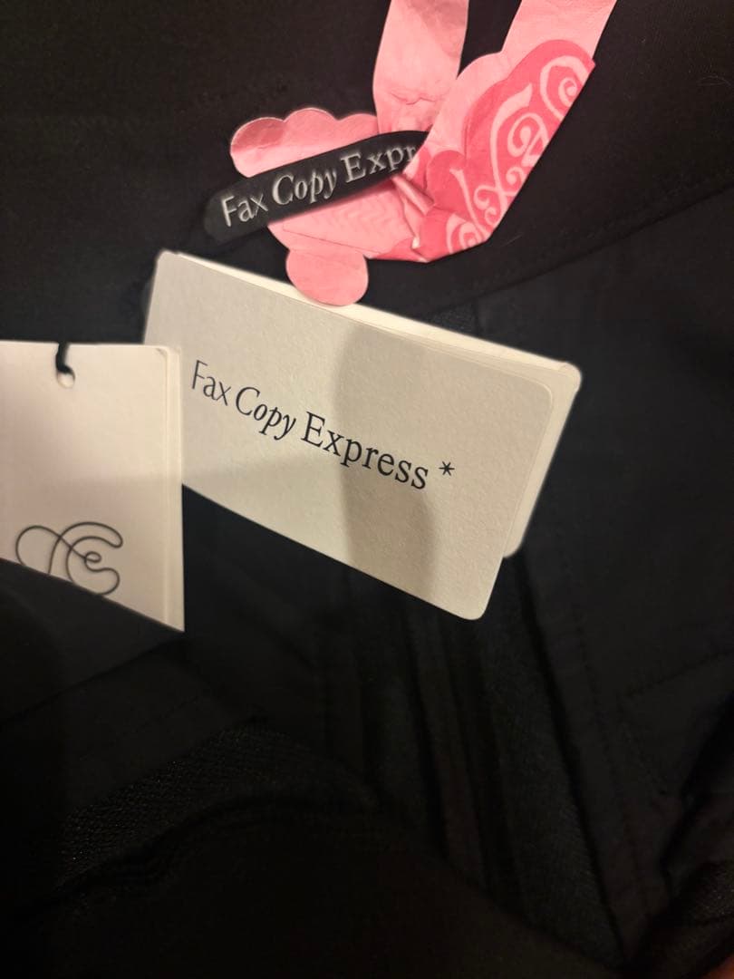 Fax Copy Express ブラック ワイドパンツ