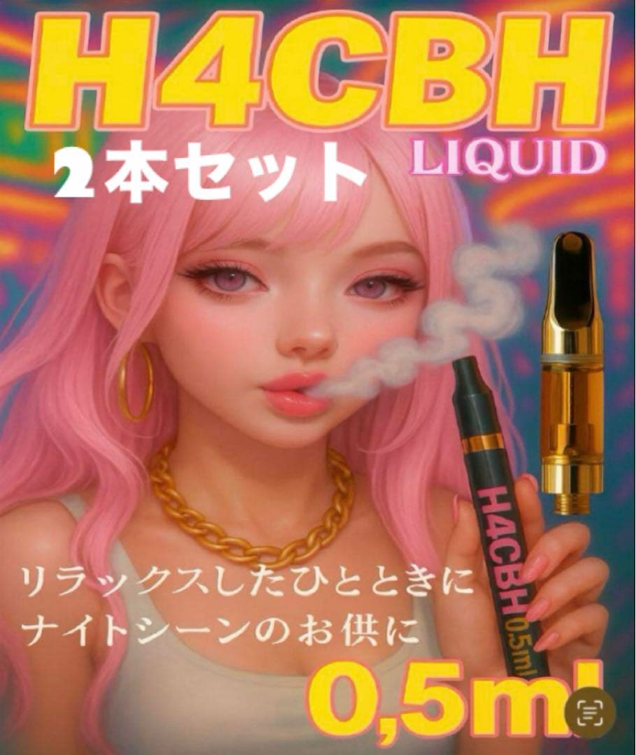 H4CBH リキッド 0.5ml×2【玄人向け】　CBN/CBG/CBD
