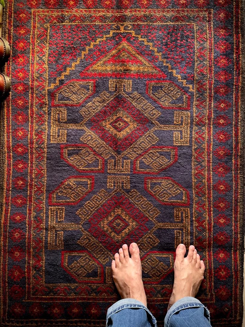 トライバルラグ　ヴィンテージラグ　アフガンラグ　マルダリ　バルーチ　プリミティブ