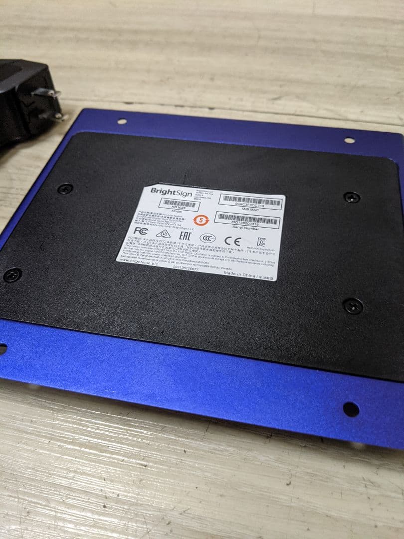 BrightSign HD1023 マルチインタラクティブ対応