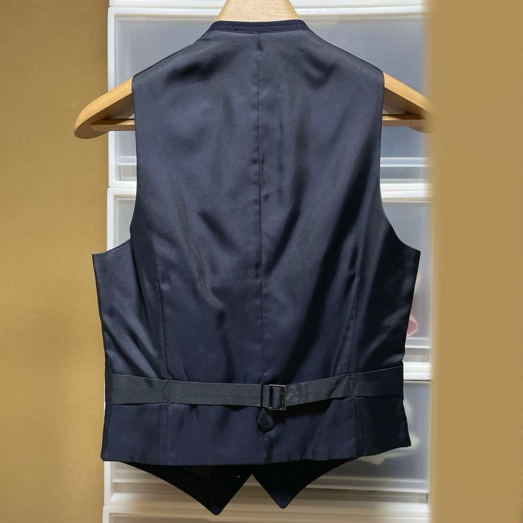 美品 70〜80s Kent 2B 3ピーススーツ チョークストライプ Sサイズ