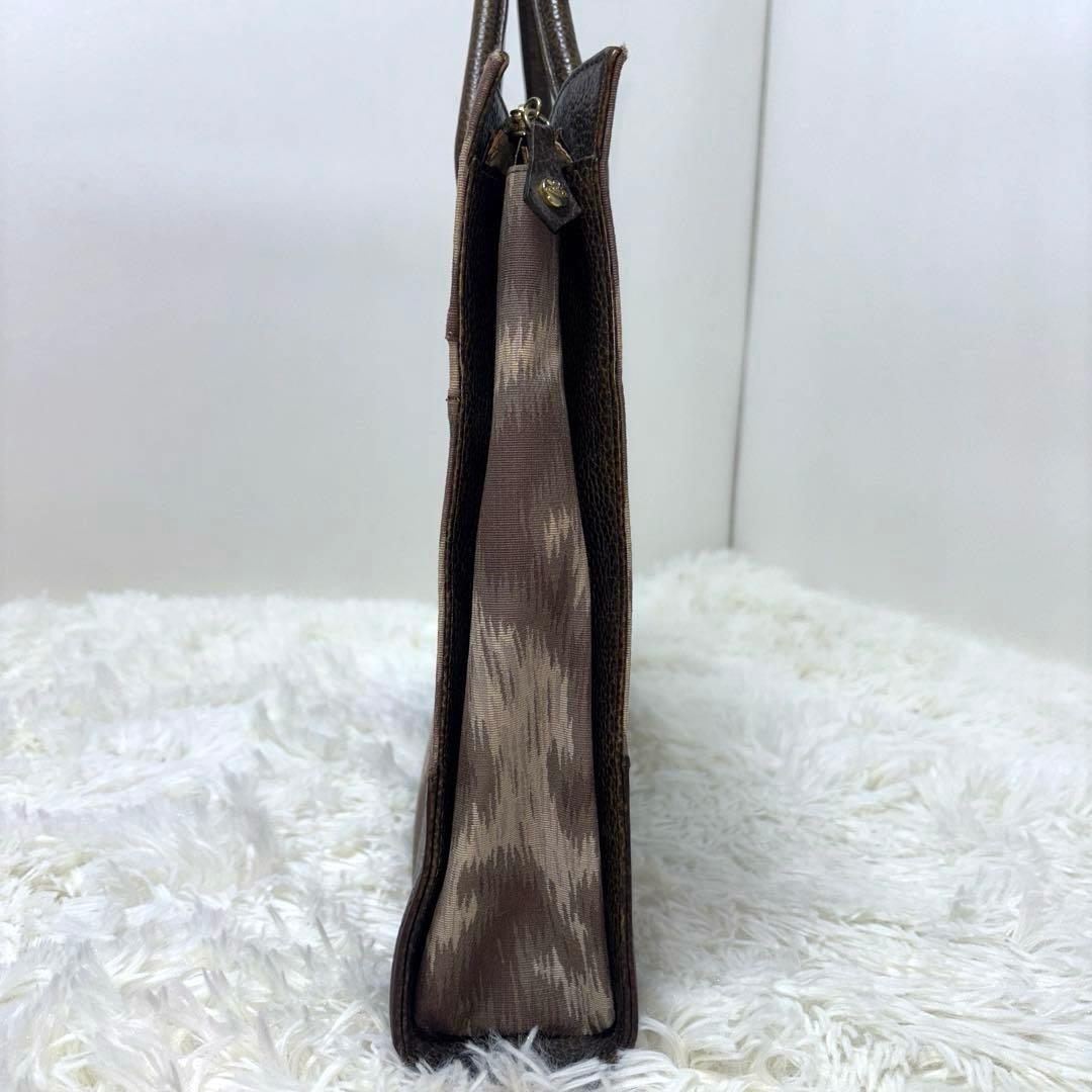 [美品] ヴィヴィアンウエストウッド トート ビジネス A4 オーブ 豹