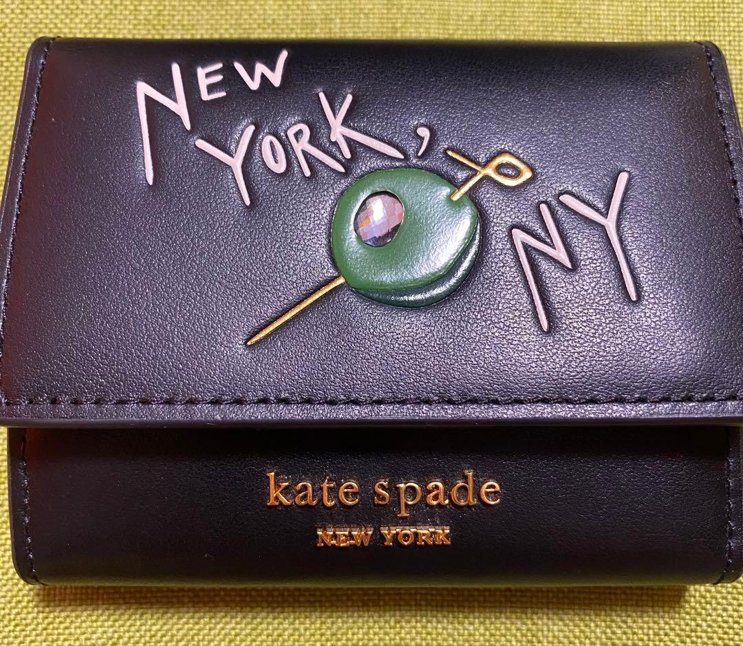 【新品】Kate Spade 名刺入れ ニューヨークデザイン(マティーニ)