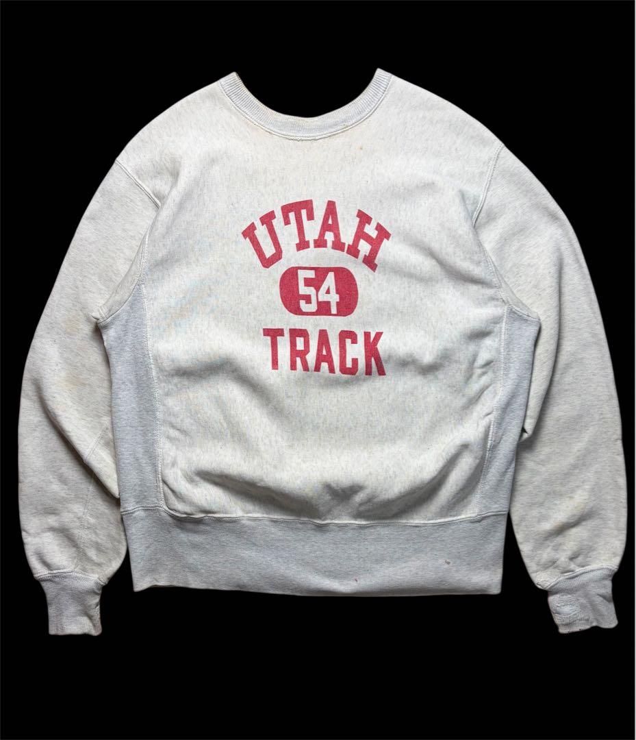 60s Champion リバースウィーブ タタキタグ ツートーン 染み込み