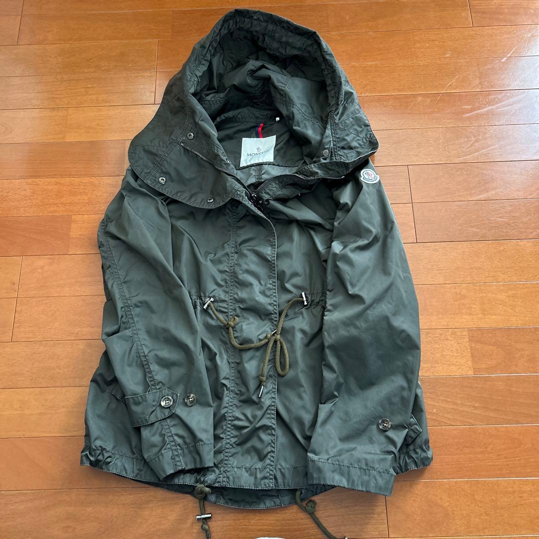 モンクレール レディース モッズコート ナイロンジャケット S