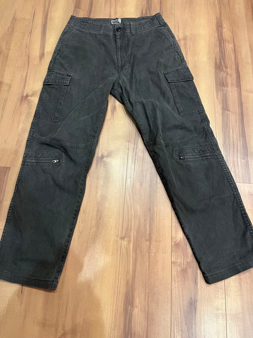GOOD ENOUGH カーゴパンツ　フライトパンツ　ブラック