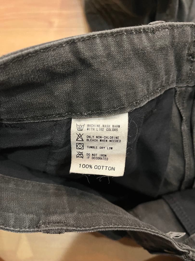 GOOD ENOUGH カーゴパンツ　フライトパンツ　ブラック