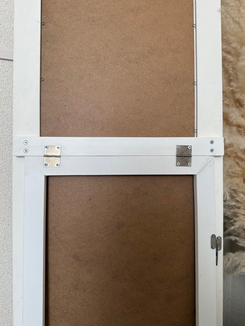 【美品】シャビーシック アンティーク調 スタンドミラー 全身鏡