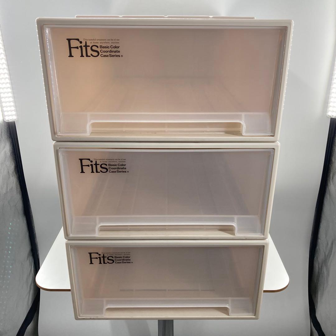 天馬 Fits フィッツケース ロングL 3個 幅44×奥行74×高23cm