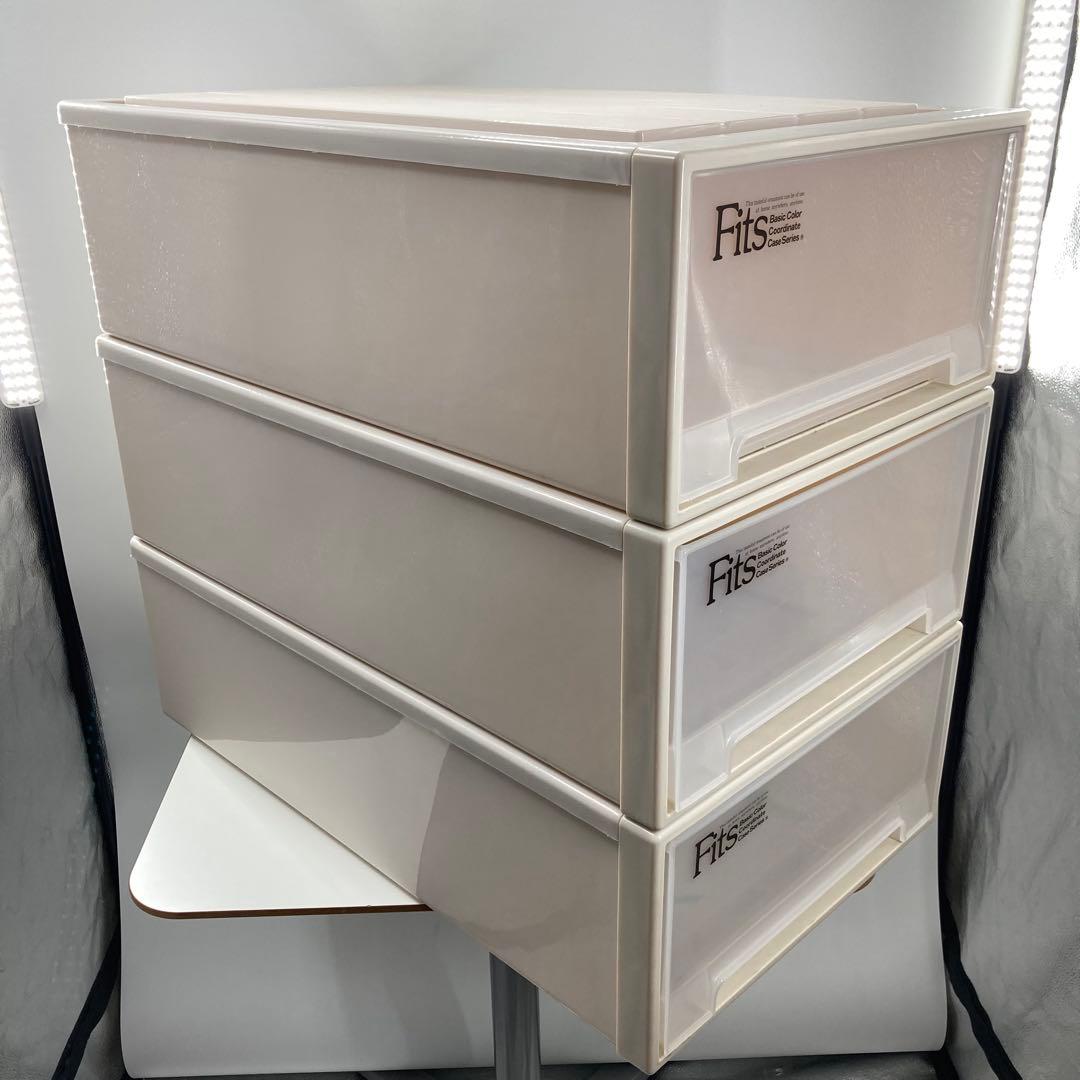 天馬 Fits フィッツケース ロングL 3個 幅44×奥行74×高23cm