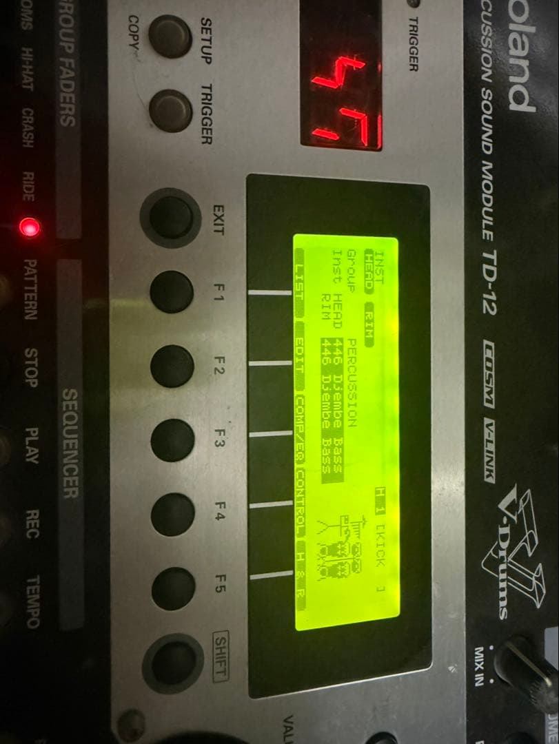 Roland 電気ドラム TD-12 モジュール ローランド ジャンク品