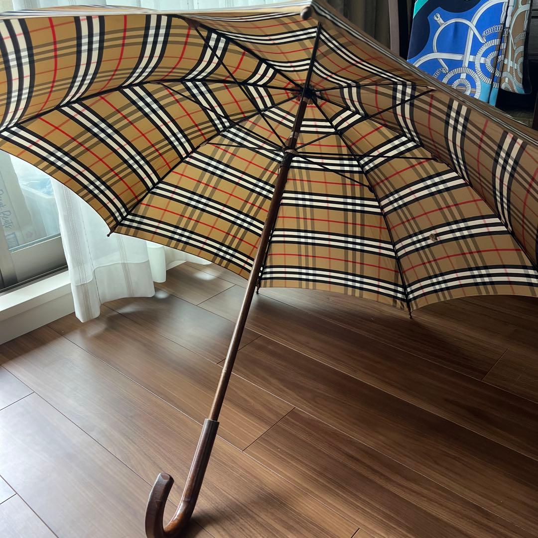 未使用　BURBERRYバーバリー　ノバチェック 長傘 ノベルティ非売品