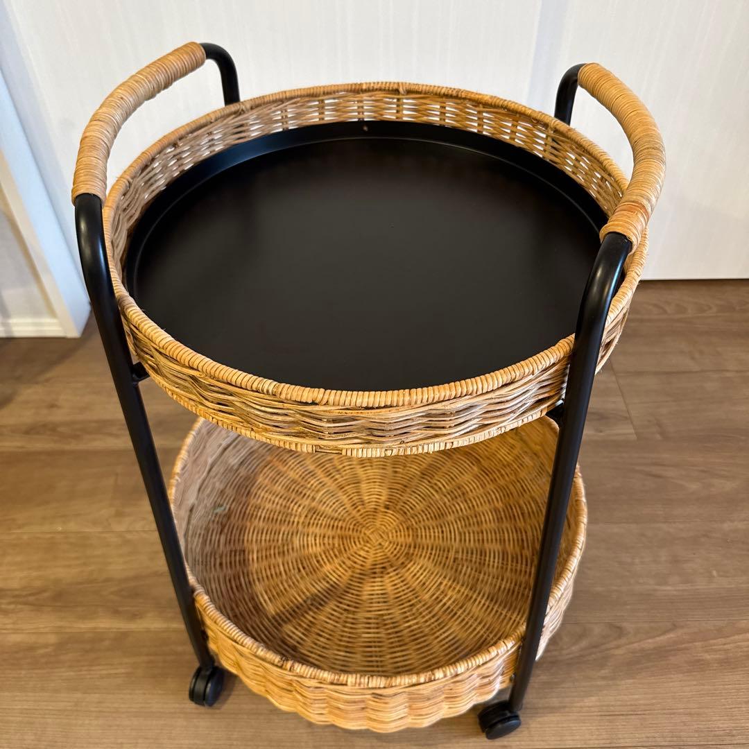 【海月さま専用】IKEAイケア　ルッバン　ワゴンテーブル　引き取り希望