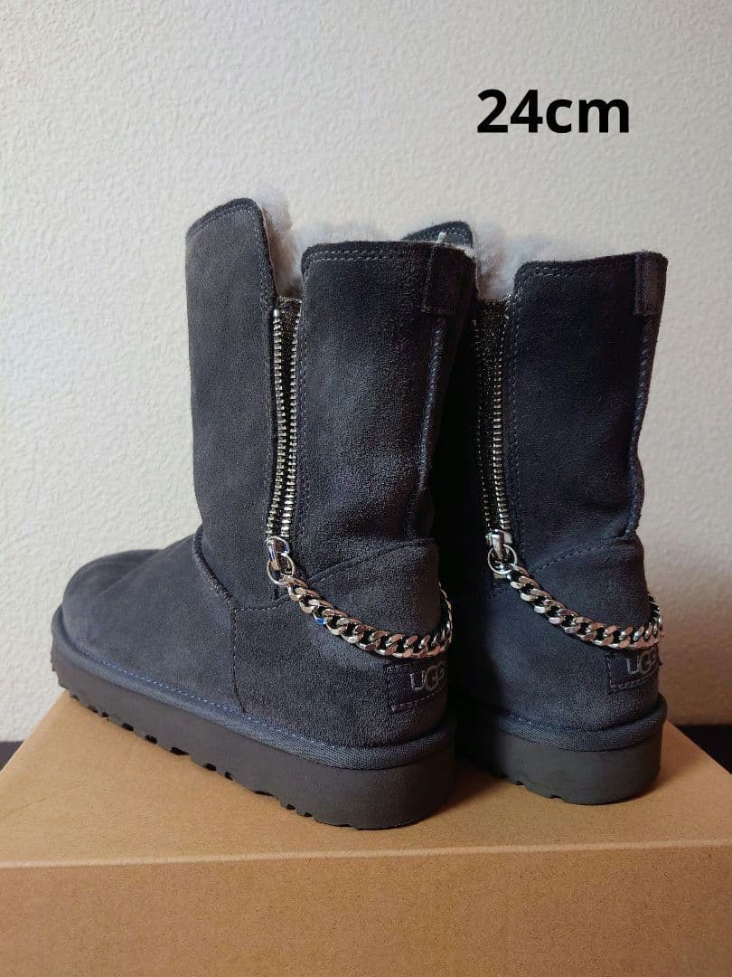 限定価格 美品 UGG ムートンブーツ SPARKLE ZIP