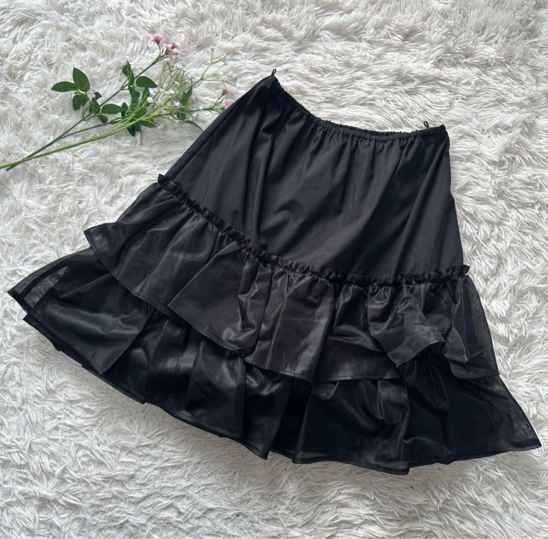 familiar ファミリア ドレス ネイビー フレアワンピース パニエ