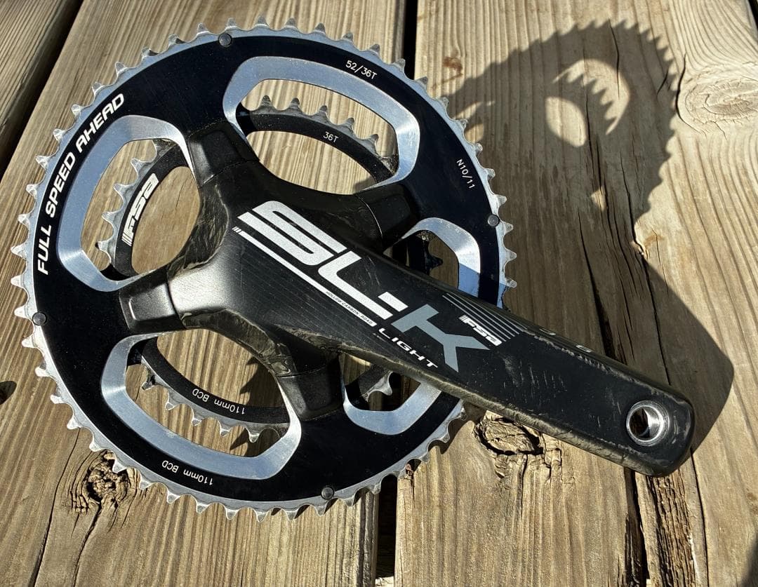 太*郎様 FSA SL-K LIGHTカーボン クランク 170mm 52×36