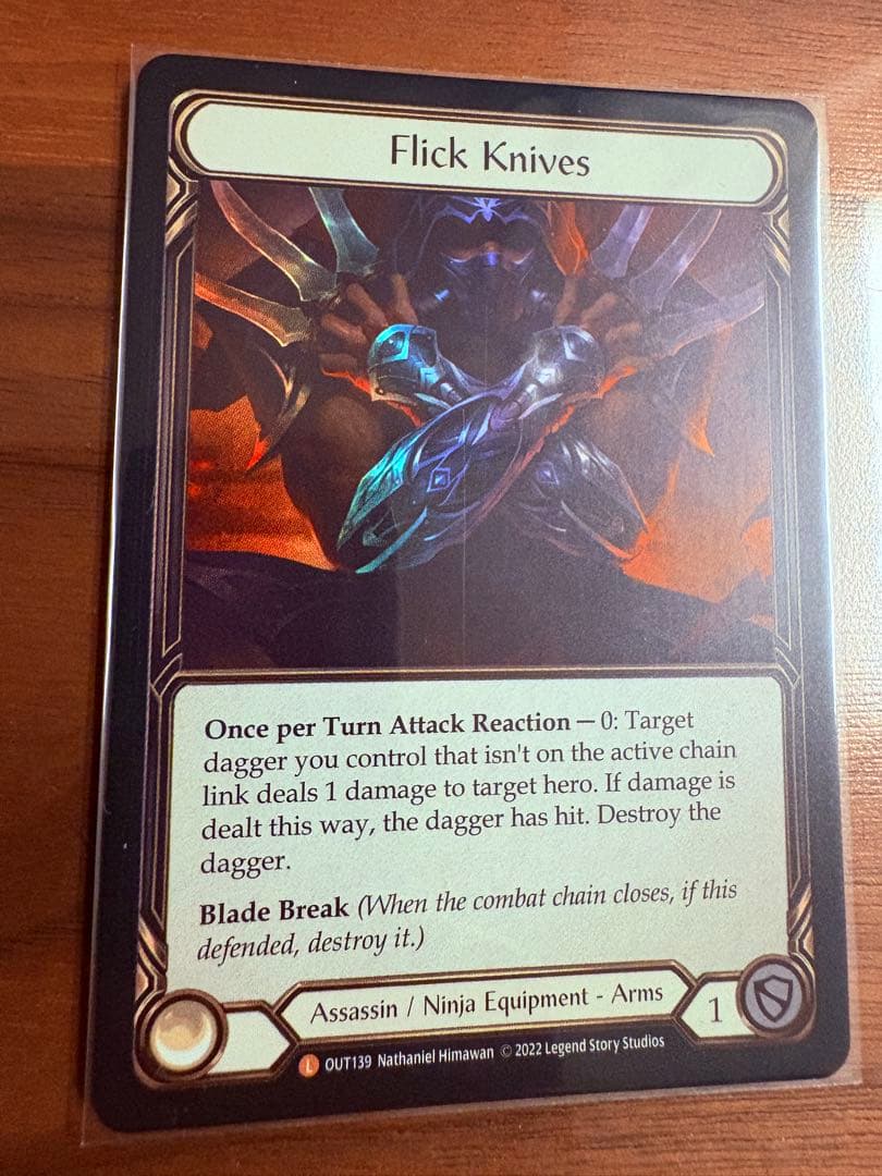 Flick Knives L RF 1枚 OUT139 FaB