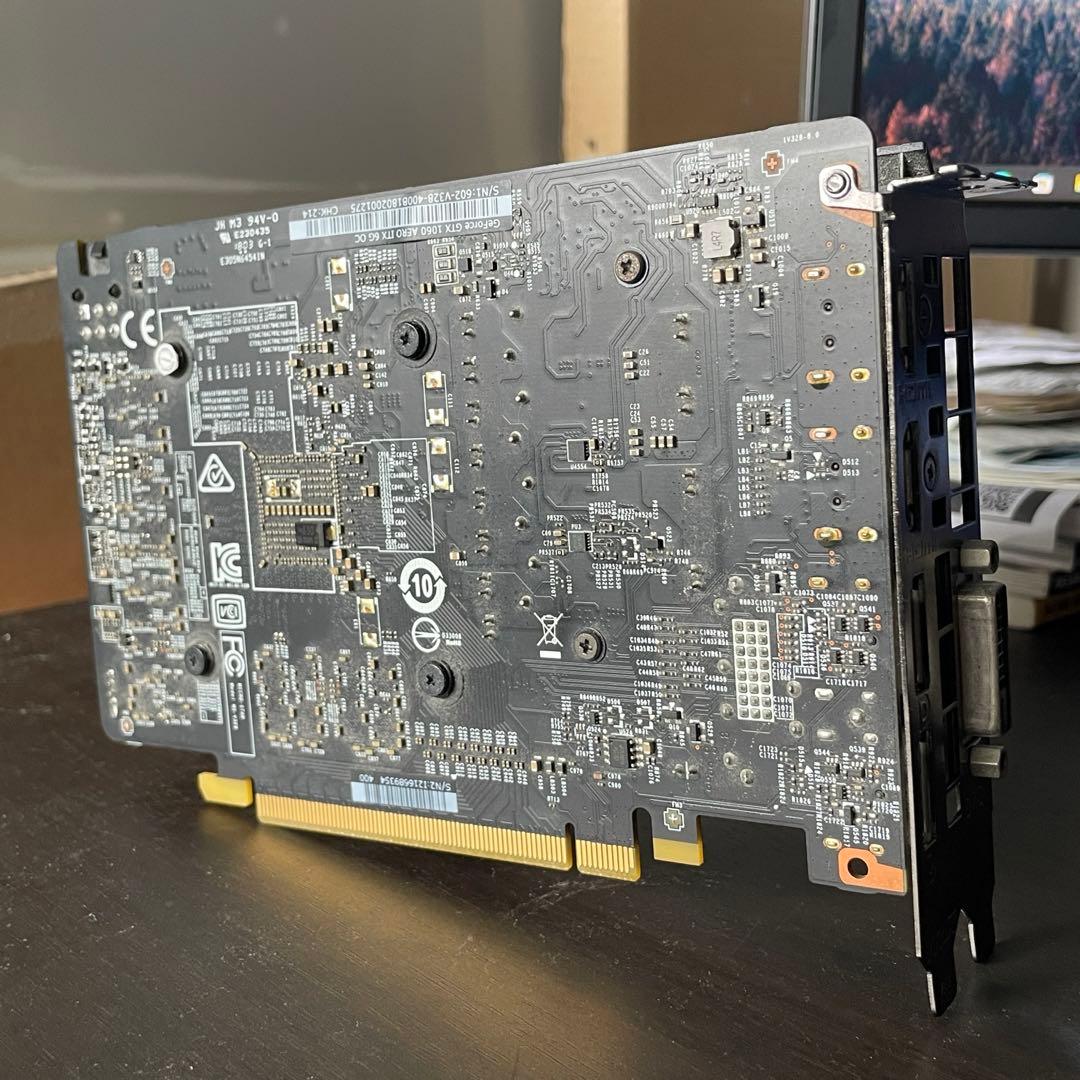 グラフィックボード・グラボ・ビデオカード MSI AERO ITX Geforce GTX1060 6GB OC