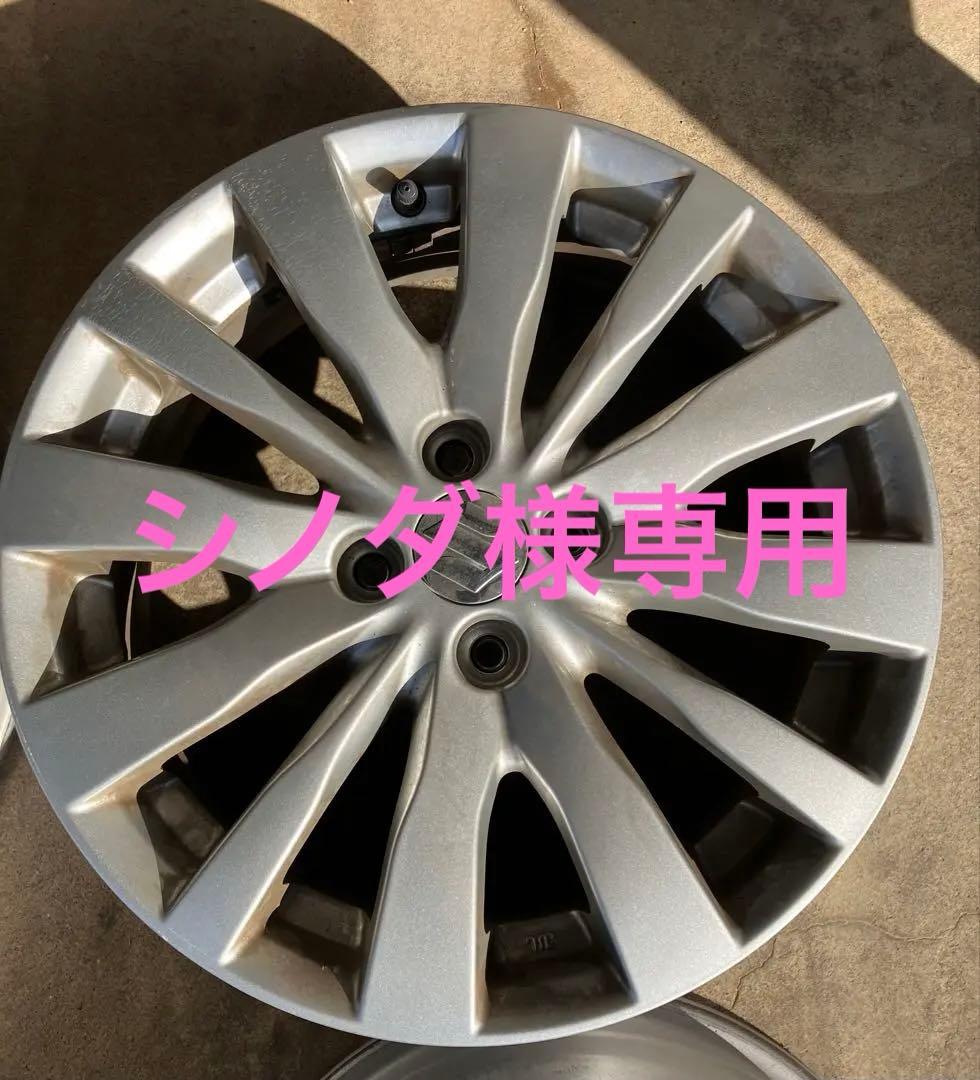 ①【期間限定送料込み12/14まで】純正 スイフト ZC72S アルミ16 2本