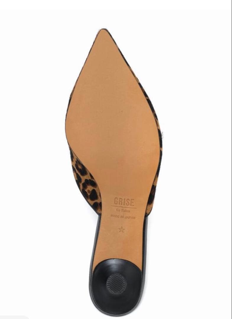 GRISE⭐︎4.5cmレザーポインテッドミュール【未使用品】