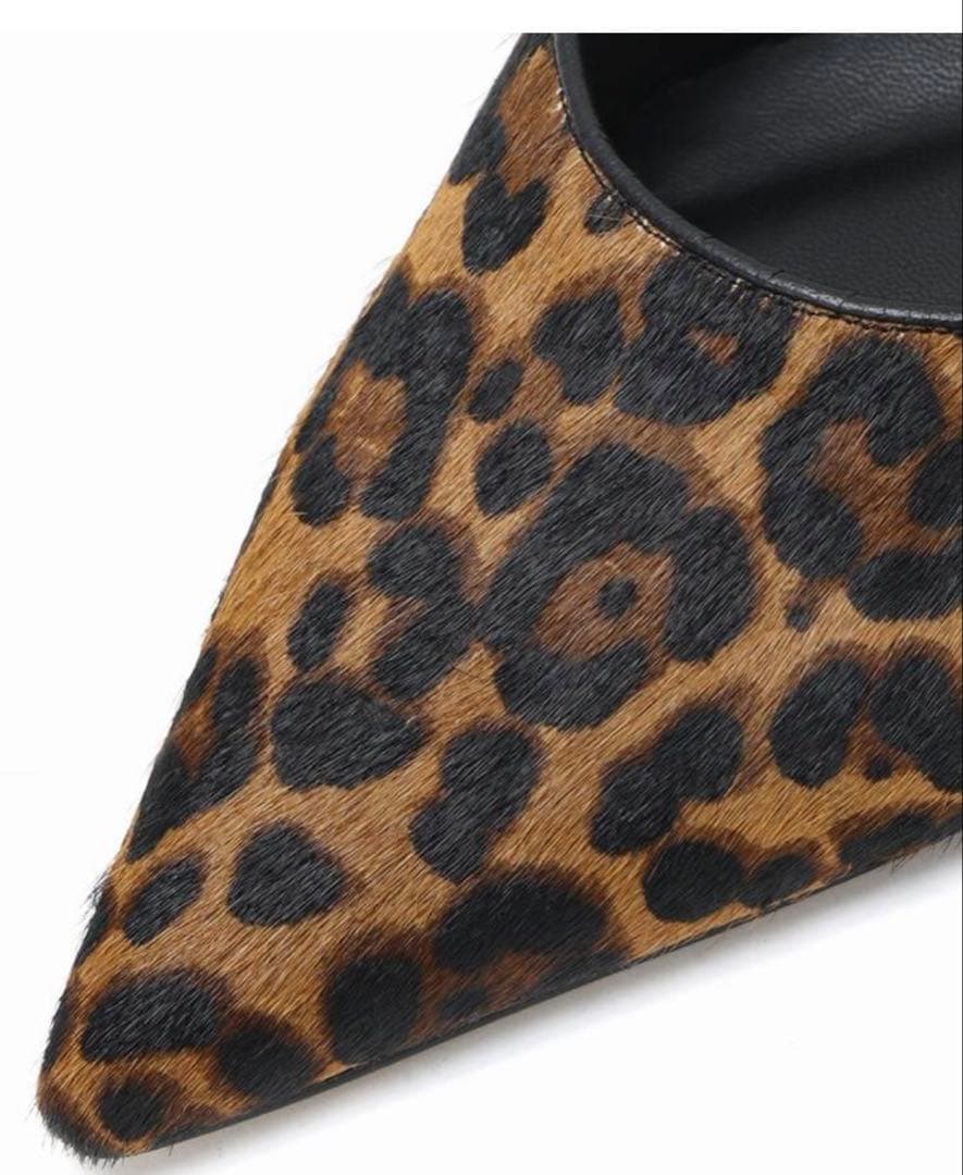 GRISE⭐︎4.5cmレザーポインテッドミュール【未使用品】