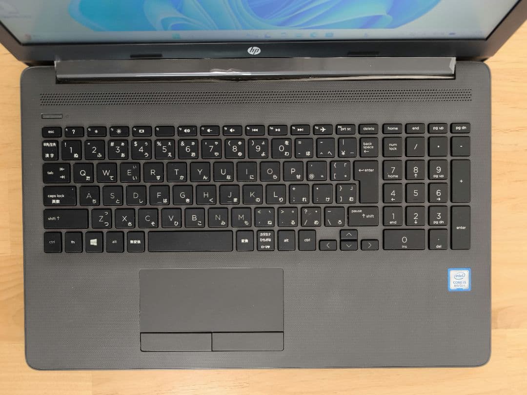 HP 15.6型 ノートパソコン│ i5 第8世代／DVD【Windows11】