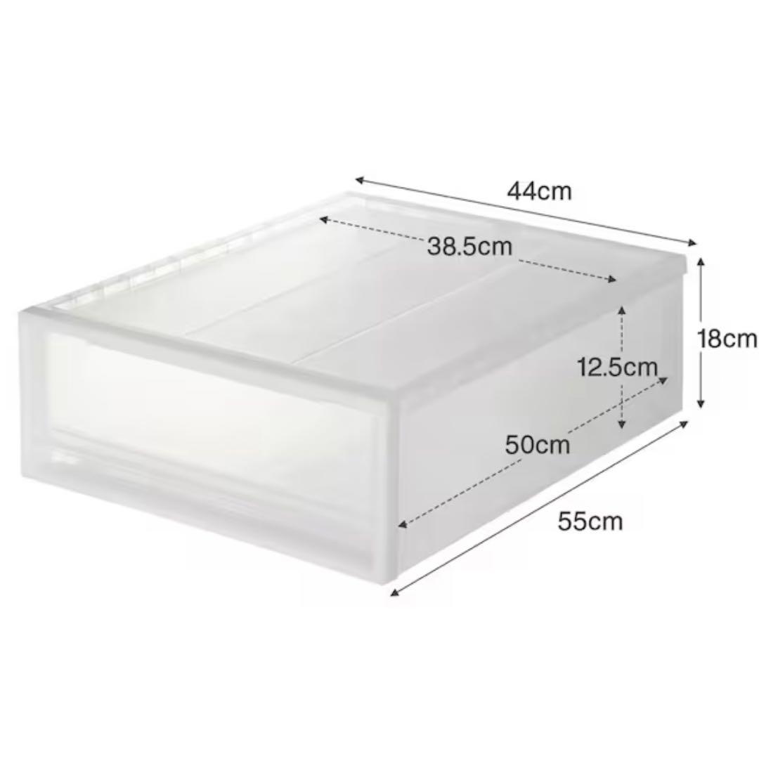 ※別売り可 ＰＰクローゼットケース・引出式・小6個セット・約４４×５５×１８ｃｍ
