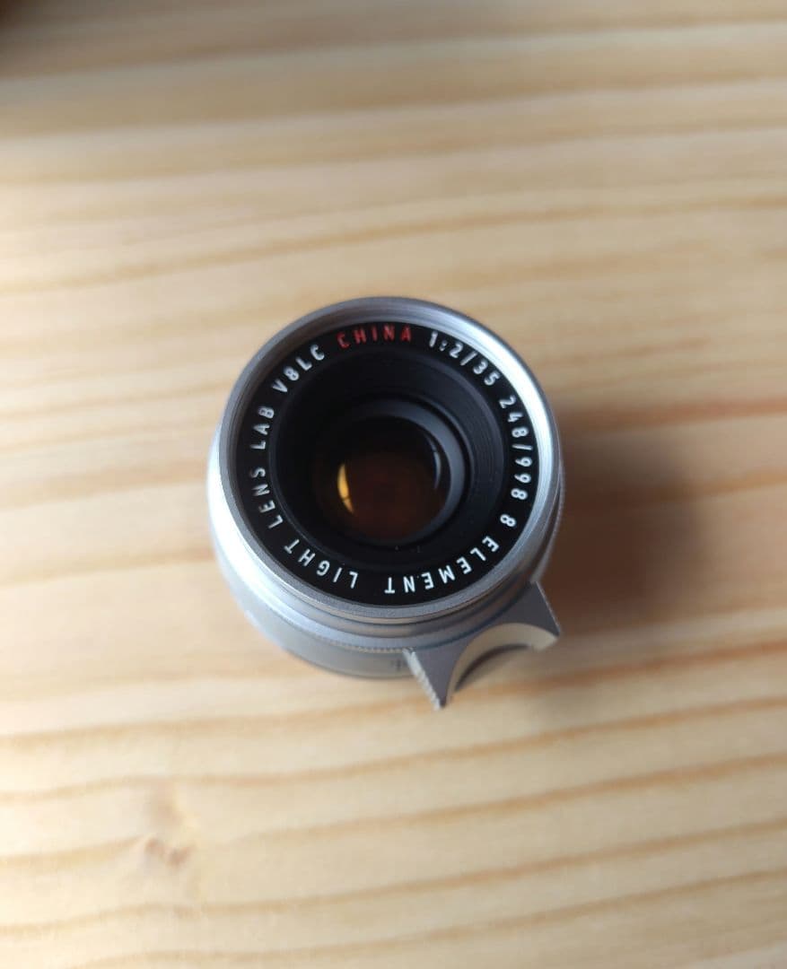 割引中｜Light lens lab 35mm F2 ライカM シルバー+フード