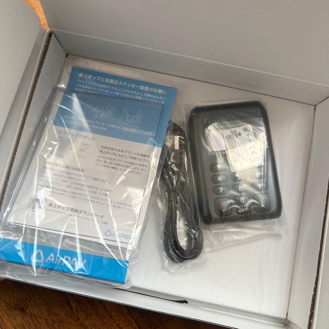 【美品 / 新品未使用】 AirPAY エアレジ　リクルート　カードリーダー
