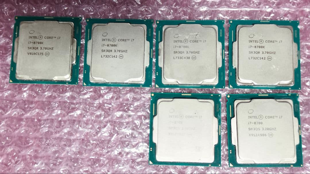 core i7 8700K 8700個 まとめ売り動作確認済み