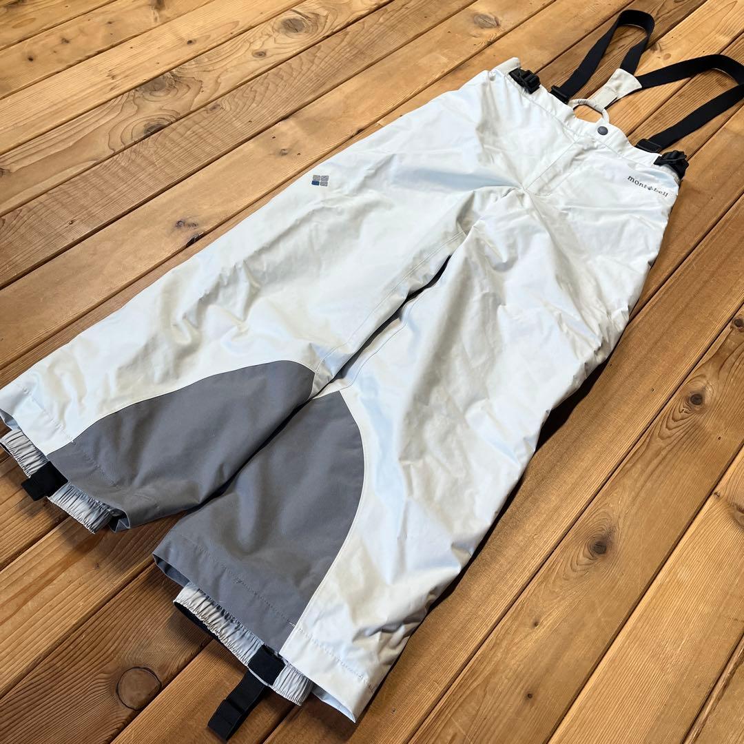 モンベル キッズ スノウウェア 140cm パウダーステップパンツ中古品 美品