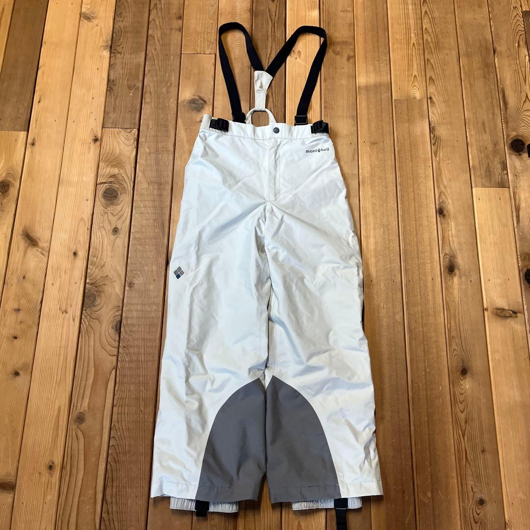 モンベル キッズ スノウウェア 140cm パウダーステップパンツ中古品 美品