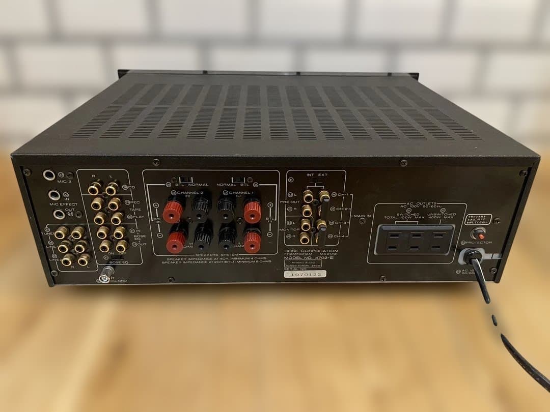 D*h様 BOSE パワーアンプ　4702Ⅲ 送料込み
