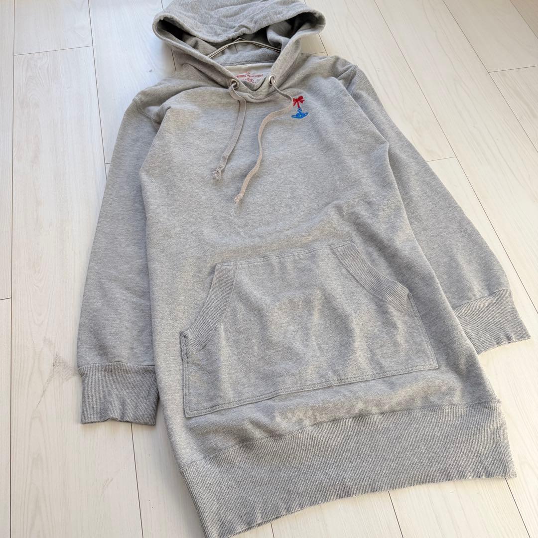 希少✨ヴィヴィアンウエストウッド ミニワンピース パーカー オーブ刺繍 M