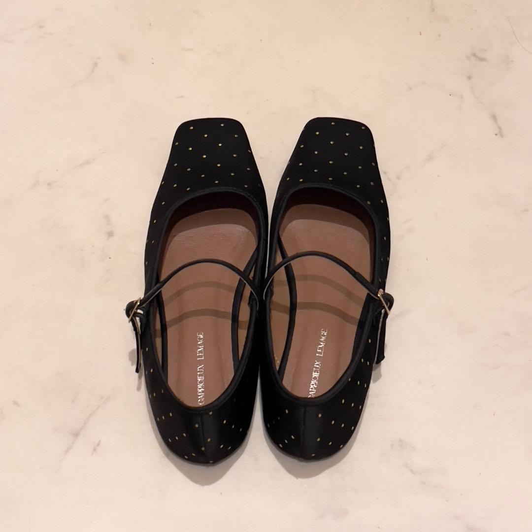CAPRICIEUX LE'MAGE ドットフラットシューズ パンプス