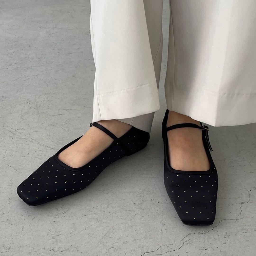 CAPRICIEUX LE'MAGE ドットフラットシューズ パンプス