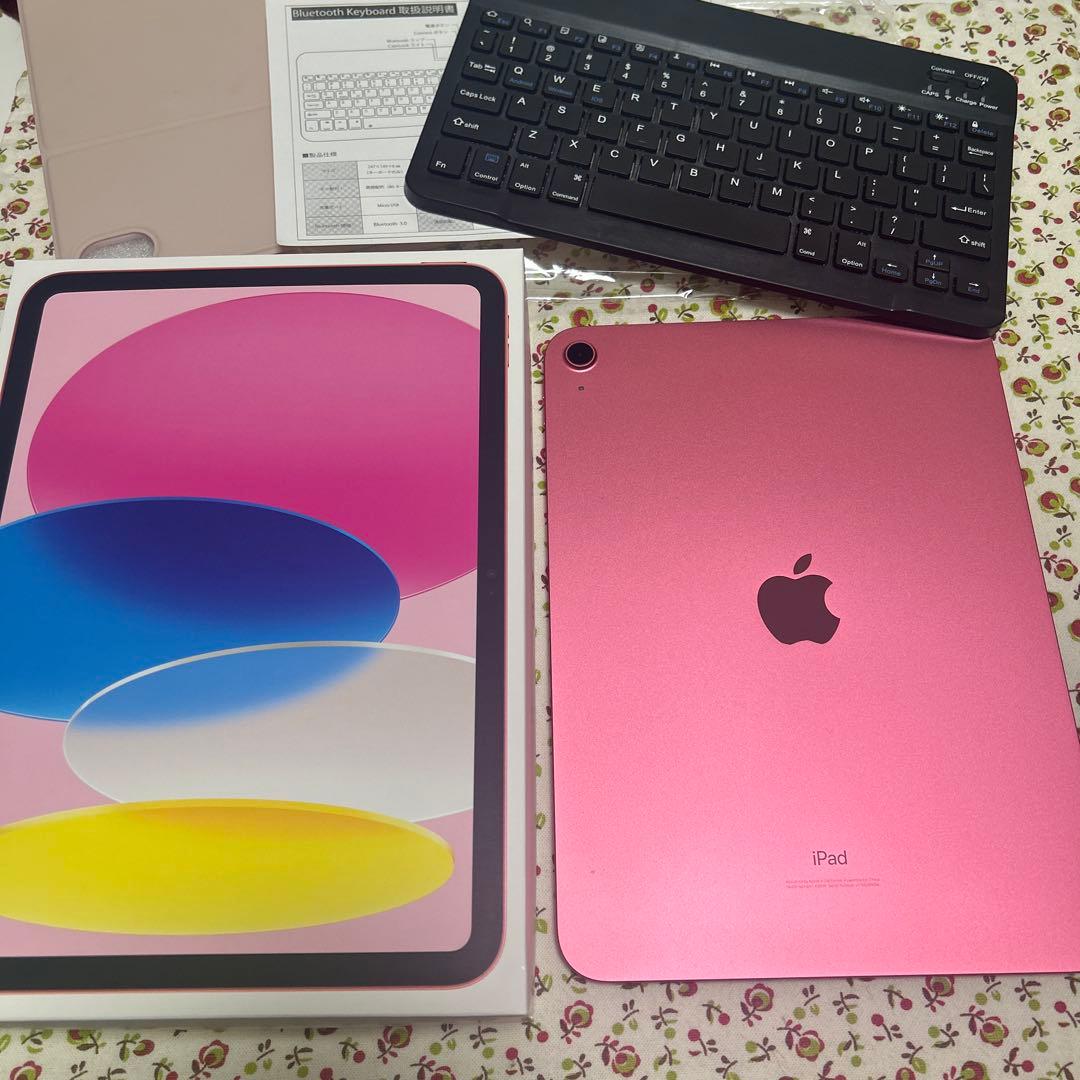 iPad 第10世代 ピンク 64GB WiFi 10.9インチ キーボード