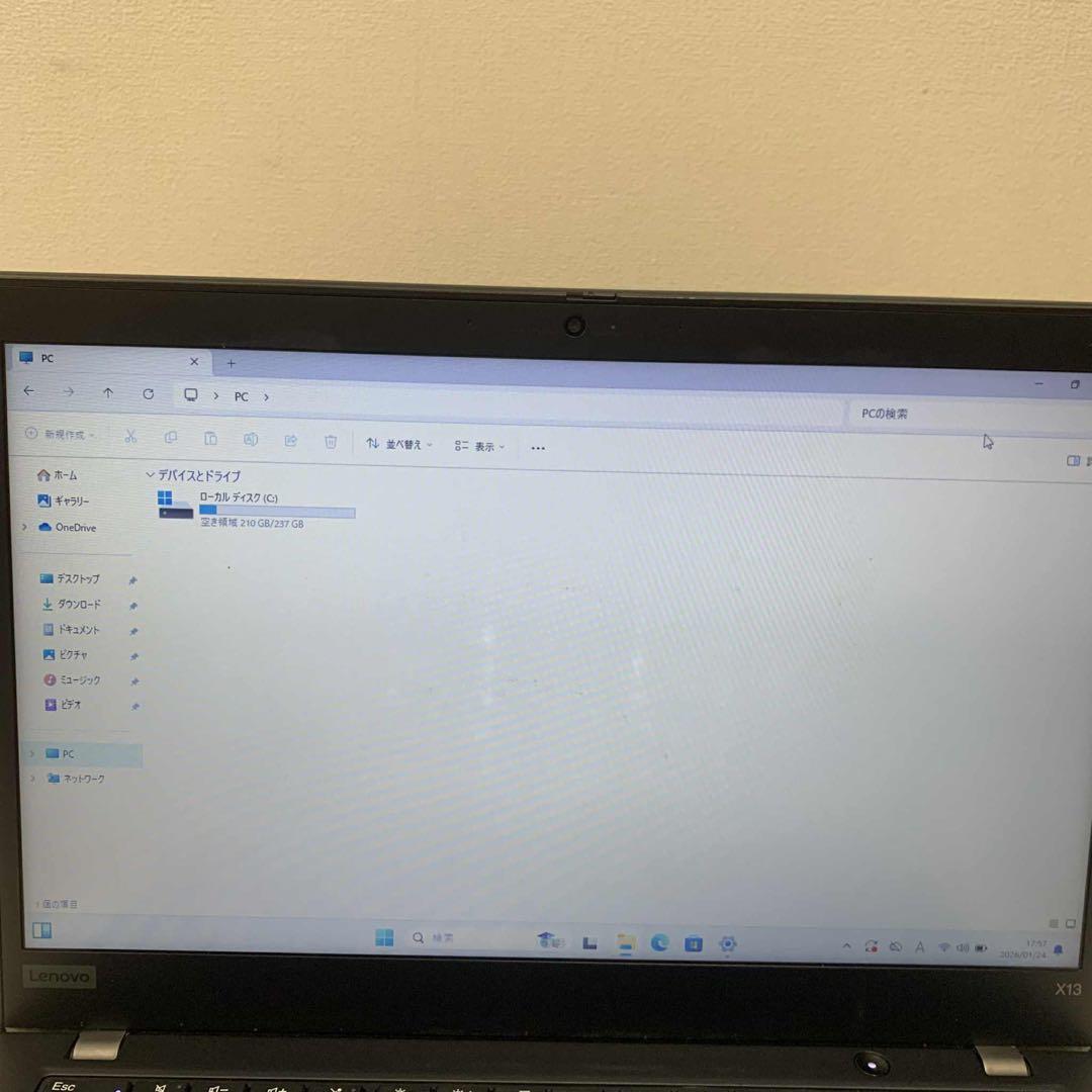 #891 レノボThinkpad X13 Gen1 i5-10210U 8GB