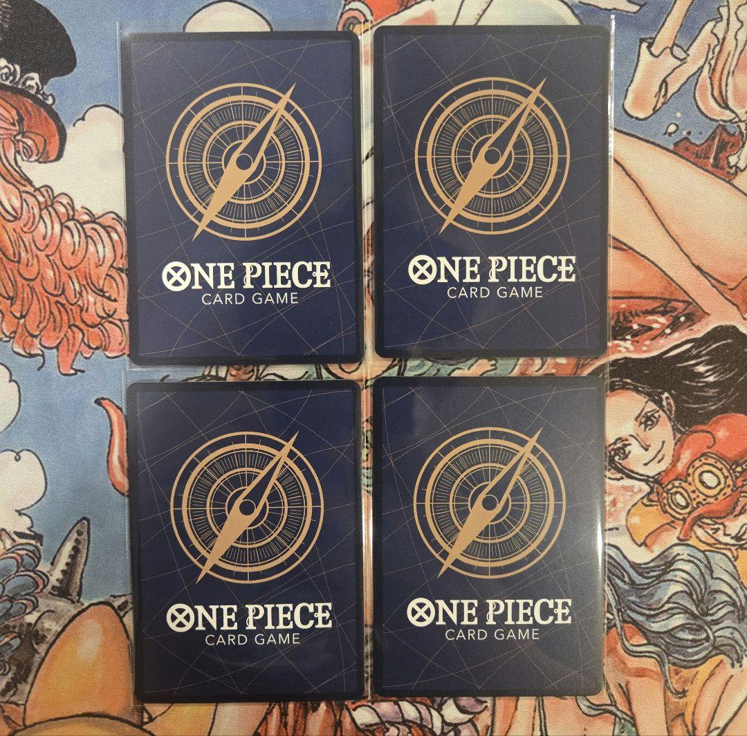 ワンピースカード　ボルサリーノ　４枚