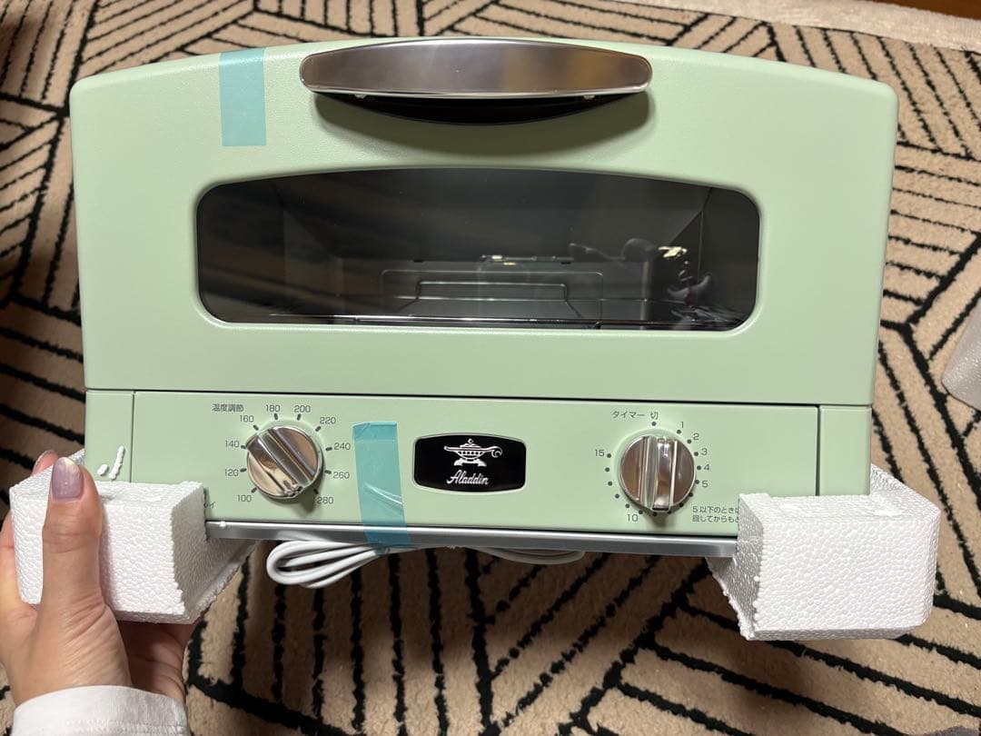 アラジン グラファイトグリルトースター　4枚焼き AET-G13B(G)