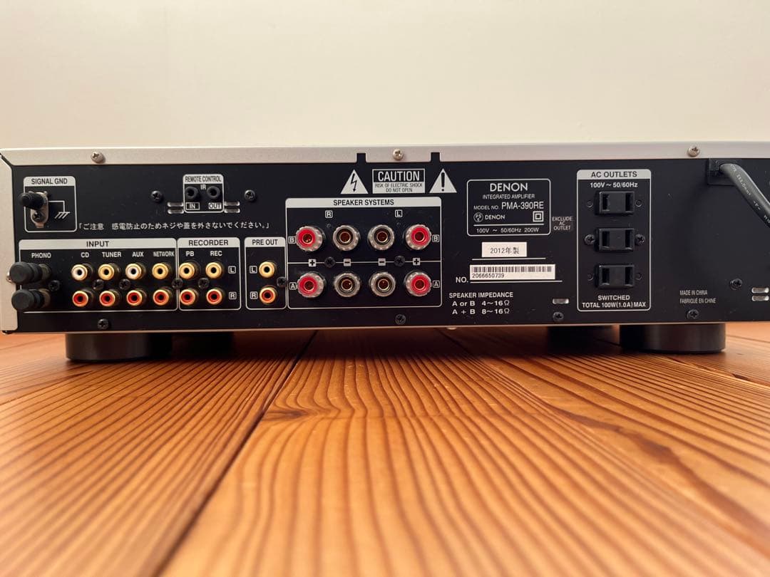 【セキ】DENON PMA-390RE プリメインアンプ 動作確認済み