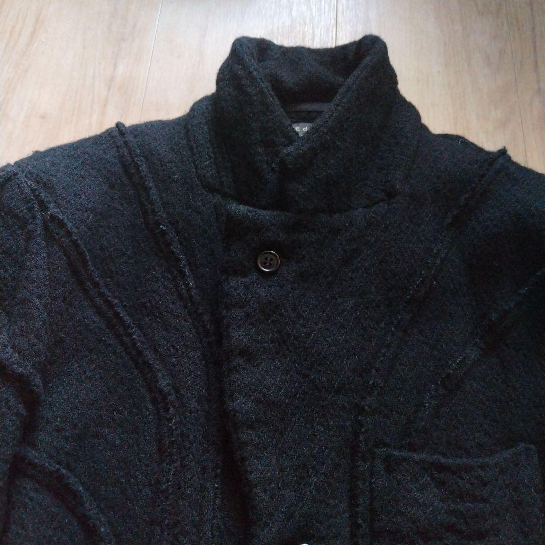 03AW カーブ期 ギャルソン オムプリュス ウール縮絨 テーラードジャケット