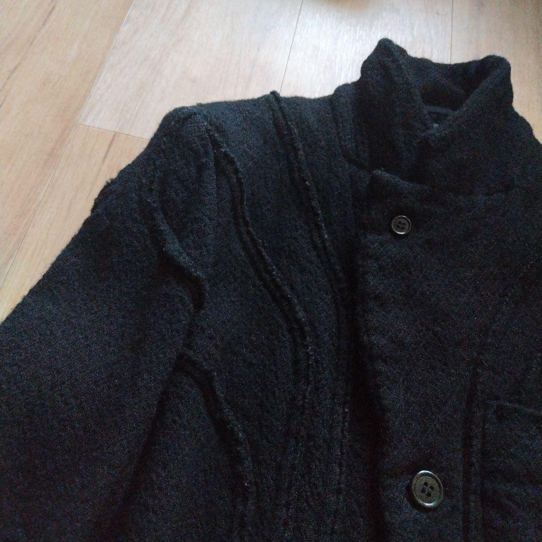 03AW カーブ期 ギャルソン オムプリュス ウール縮絨 テーラードジャケット