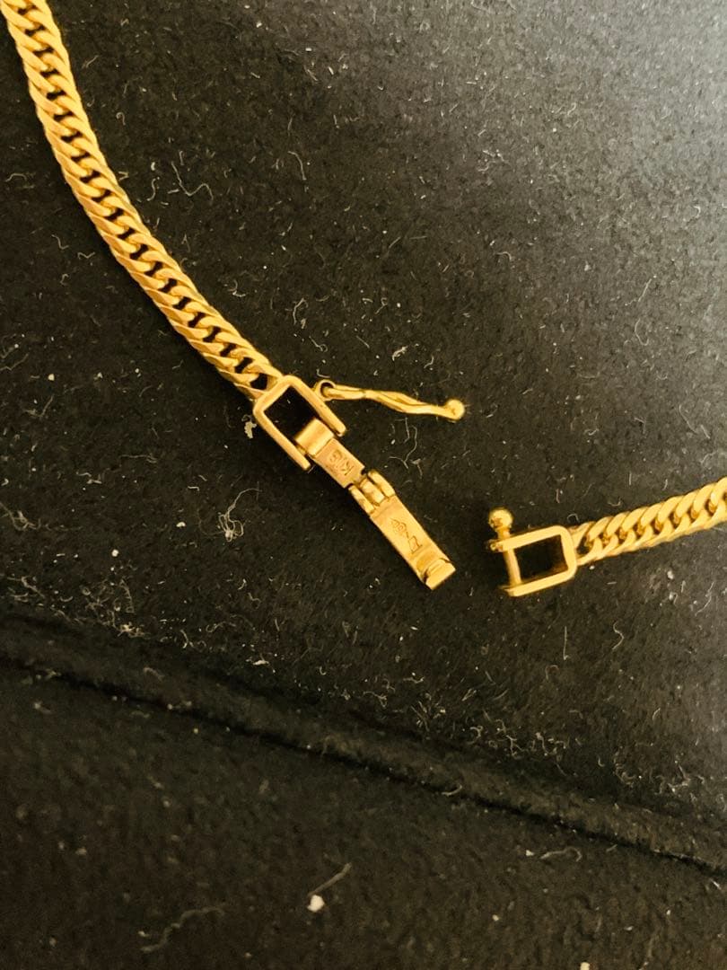 k18 喜平　6面W アンクレット