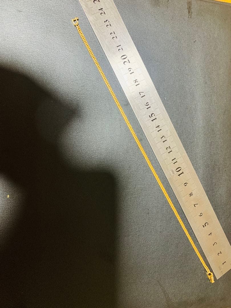 k18 喜平　6面W アンクレット