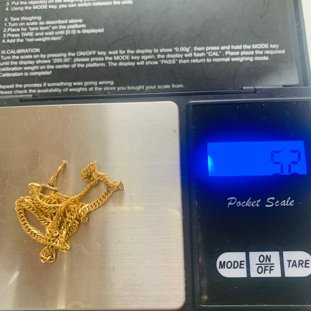 k18 喜平　6面W アンクレット