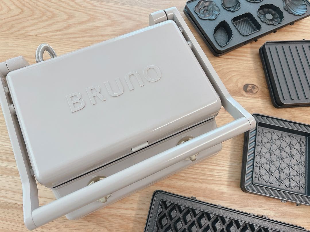 ◆プレート4枚セットでかなりお得◆ BRUNO グリルサンドメーカー ダブル