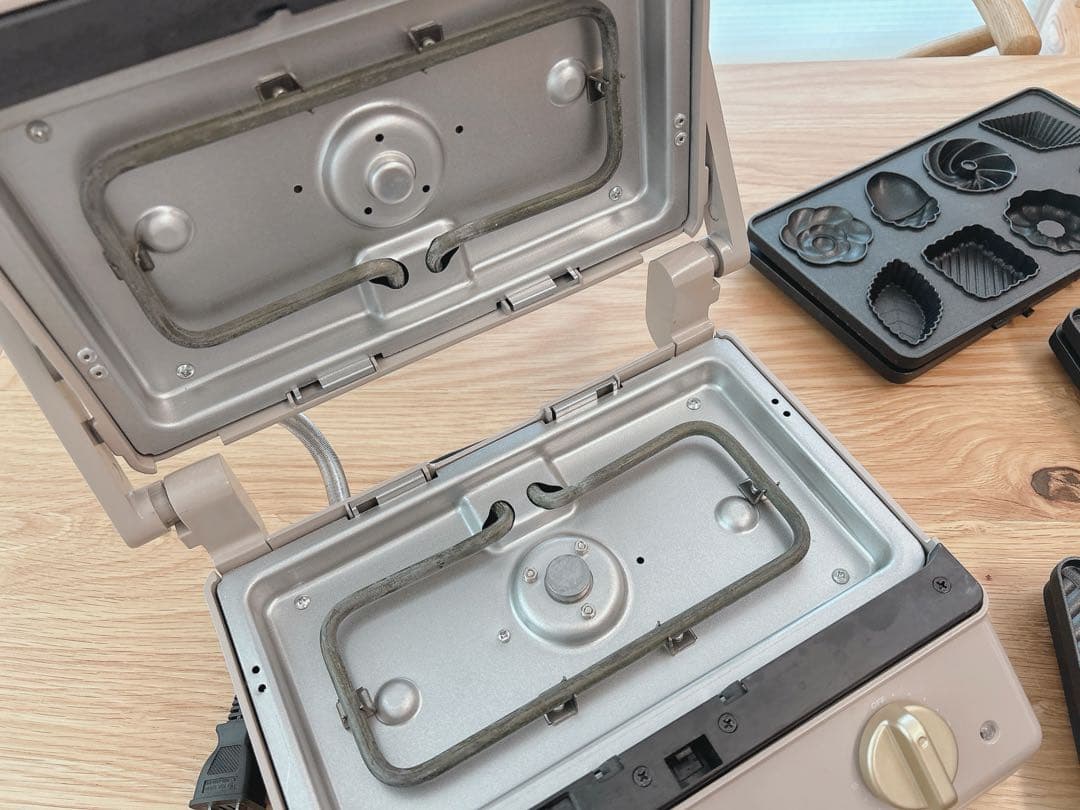 ◆プレート4枚セットでかなりお得◆ BRUNO グリルサンドメーカー ダブル